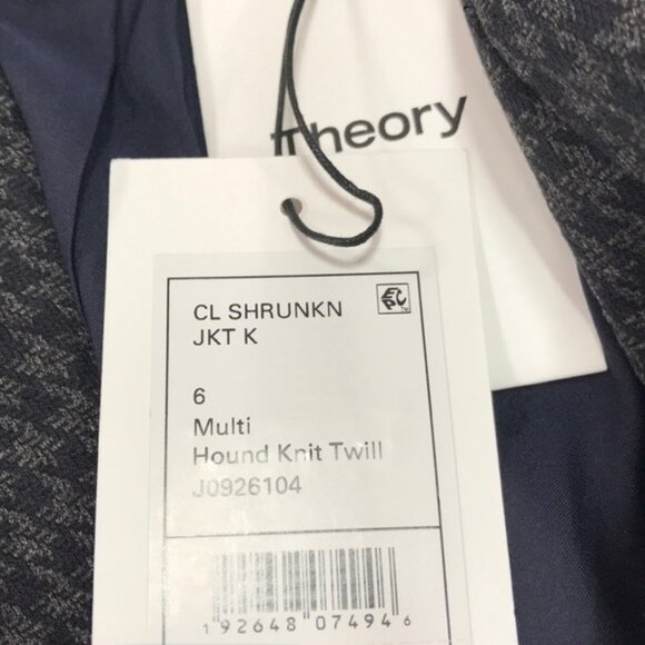 Theory Houndstooth Blazer - Picture 8 of 9